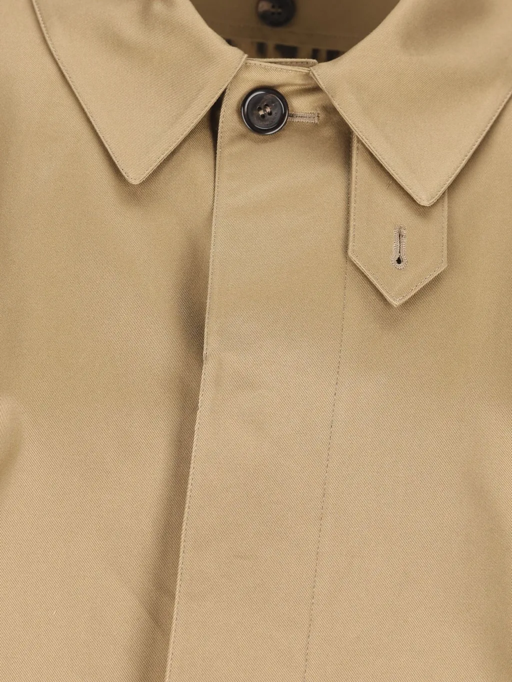 Saint Laurent Knee-Length Long-Sleeved Mackintosh Coat