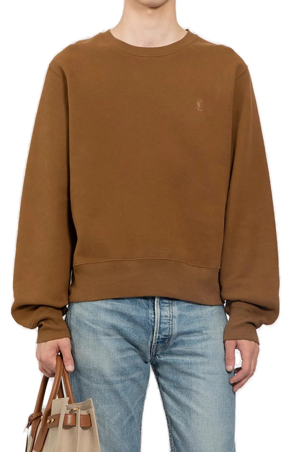 Saint Laurent Loose-Fit Crewneck Sweatshirt