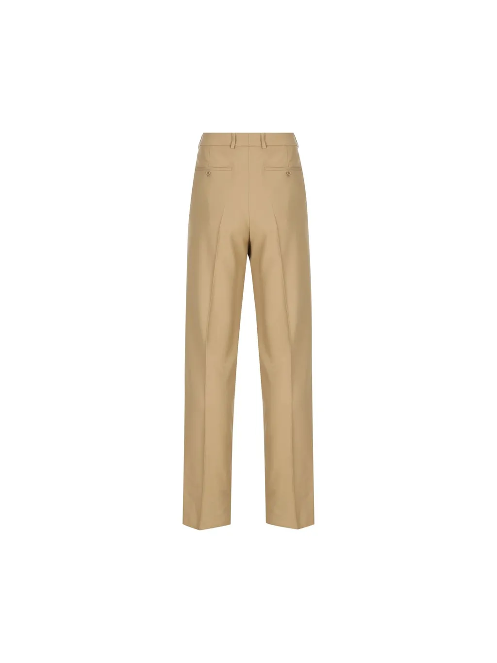 Saint Laurent High Waist Straight Leg Trousers