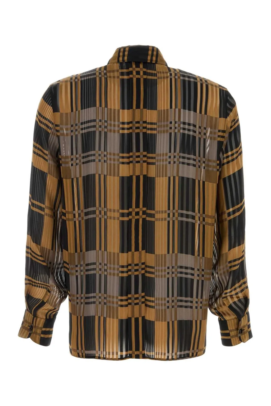 Saint Laurent All-Over Patterned Button-Up Shirt