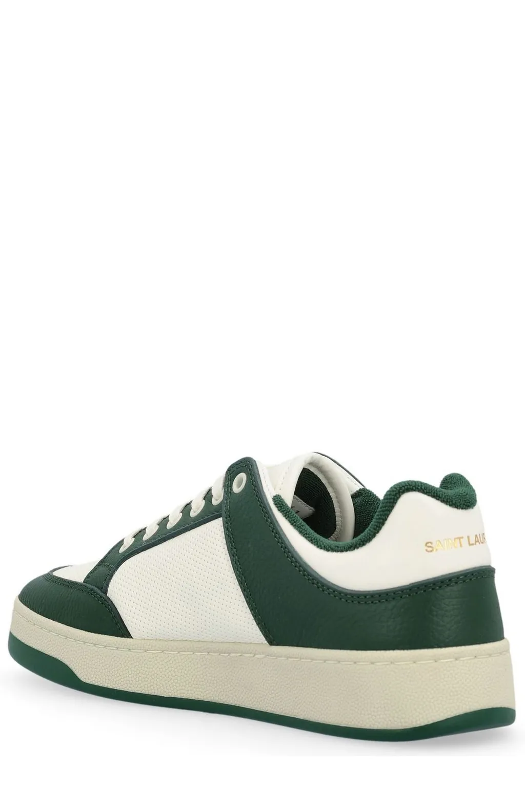 Saint Laurent Sl/61 Round Toe Low-Top Sneakers