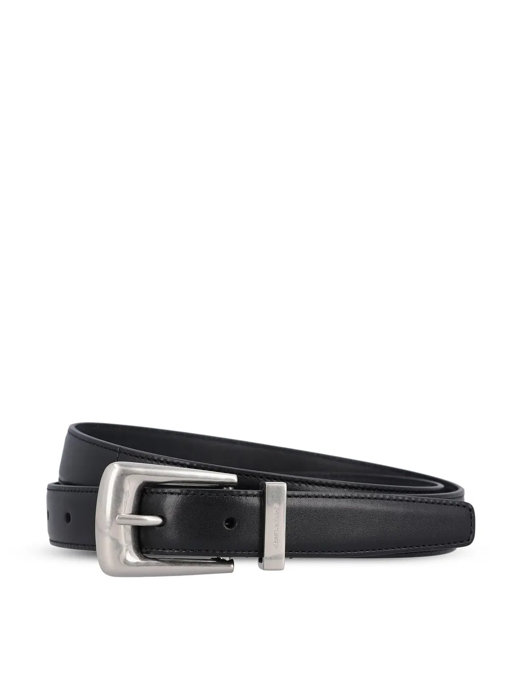 Saint Laurent Folk Logo Engraved Belt