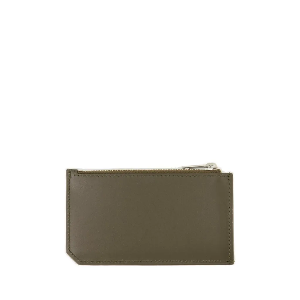 Saint Laurent Paris Fragments Zipped Card Case