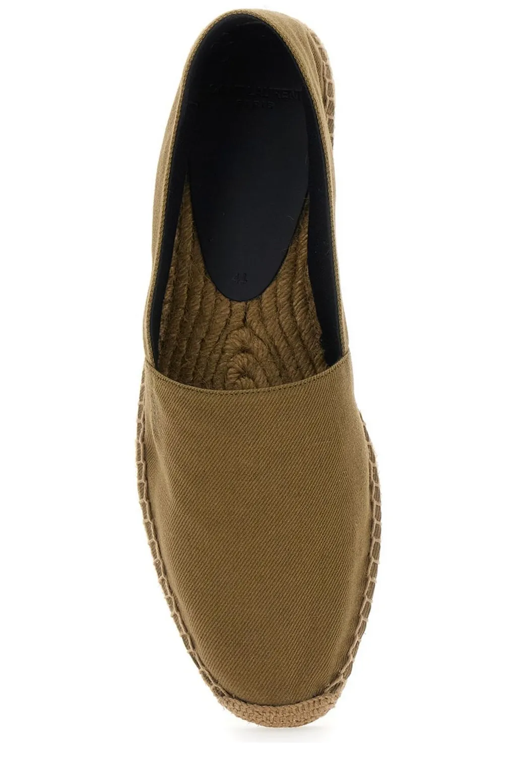 Saint Laurent Logo Embroidered Slip-On Espadrilles