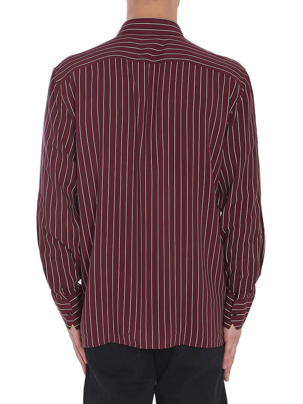 Saint Laurent Striped Button-Up Shirt