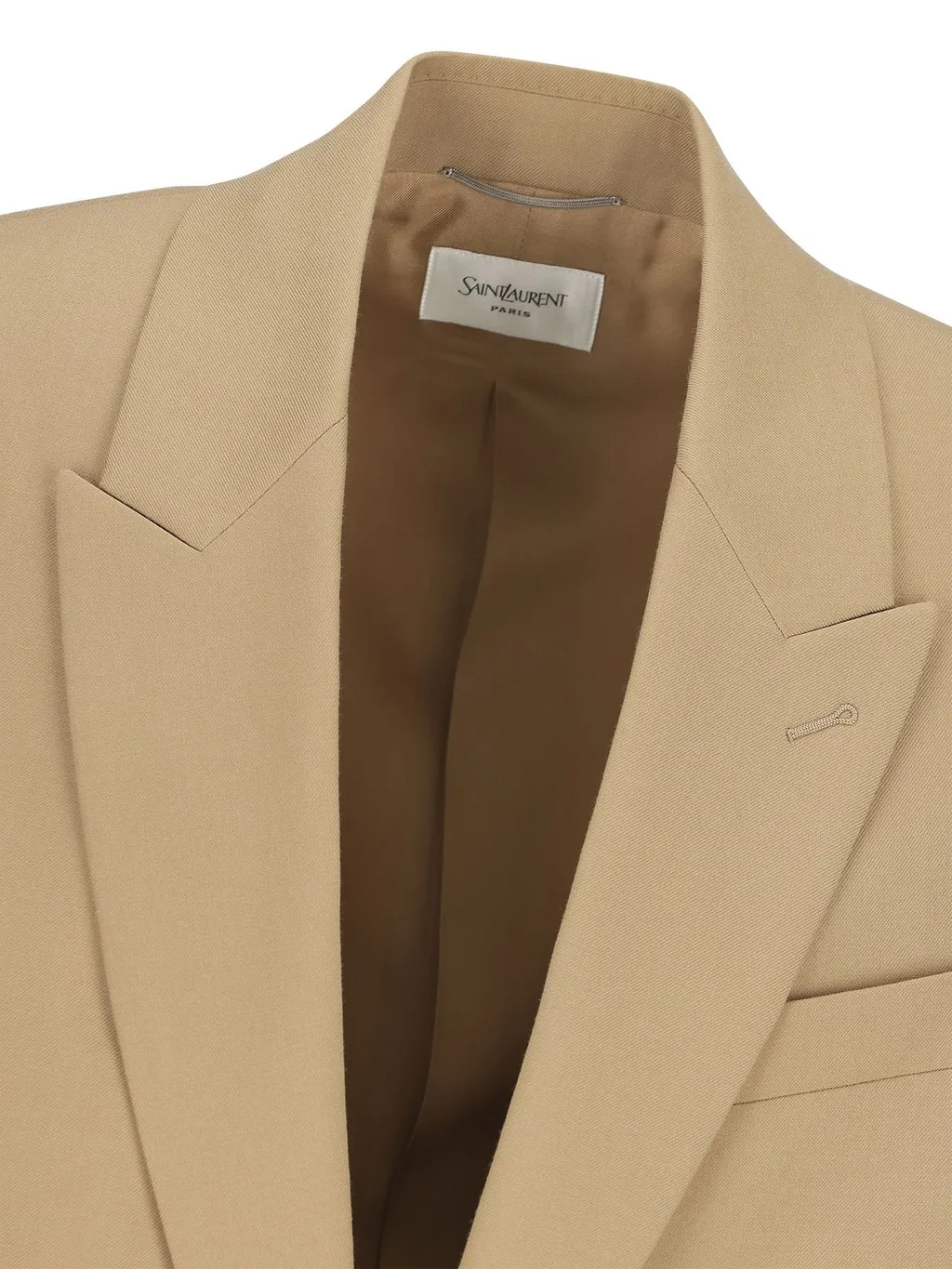 Saint Laurent Single-Breasted Peaked Lapel Jacket