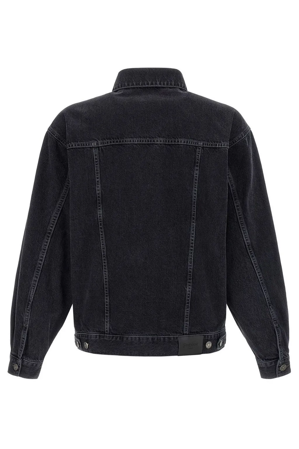Saint Laurent Button-Up Denim Trucker Jacket