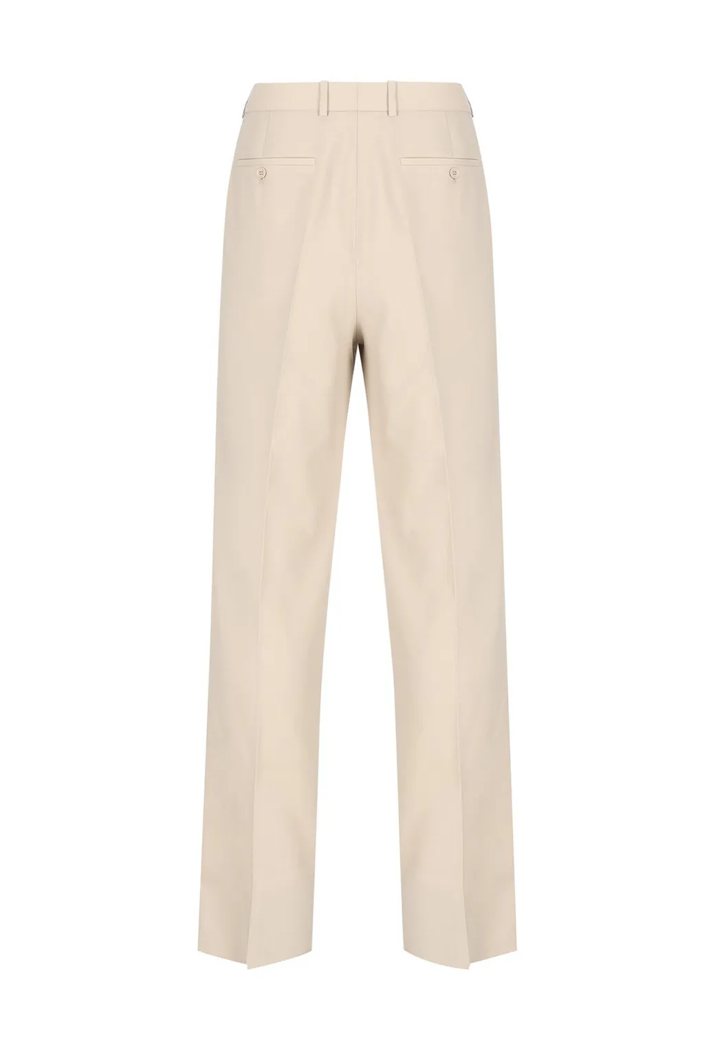 Saint Laurent High Waist Straight Leg Pants