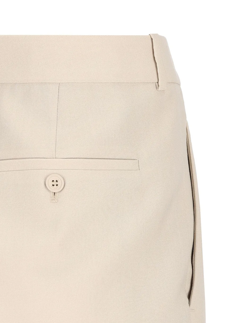 Saint Laurent High Waist Straight Leg Pants