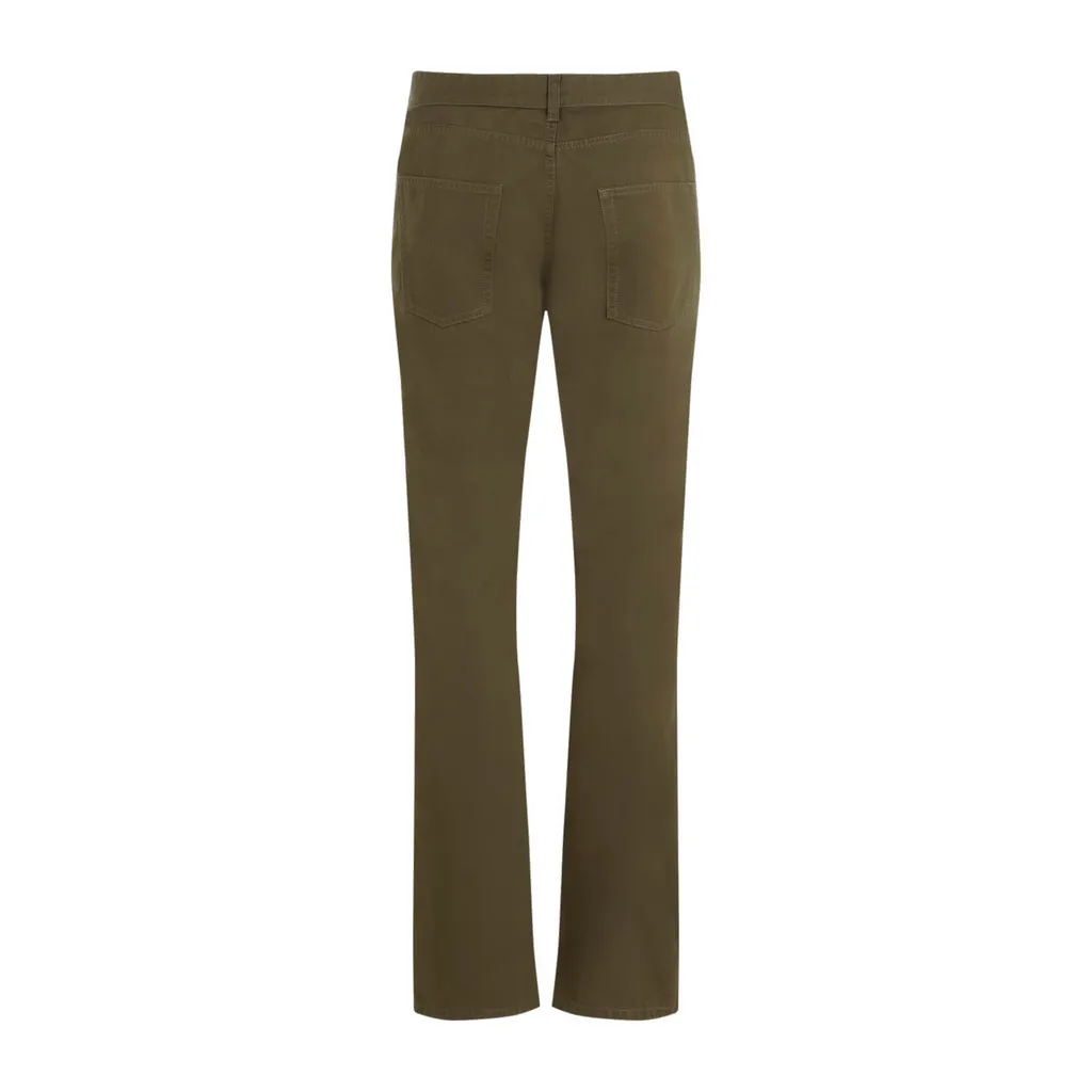 Saint Laurent Relaxed Slim Mid-Rise Pants