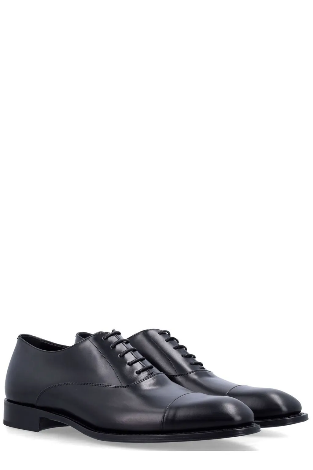 Saint Laurent Adrien Lace-Up Oxford Loafers