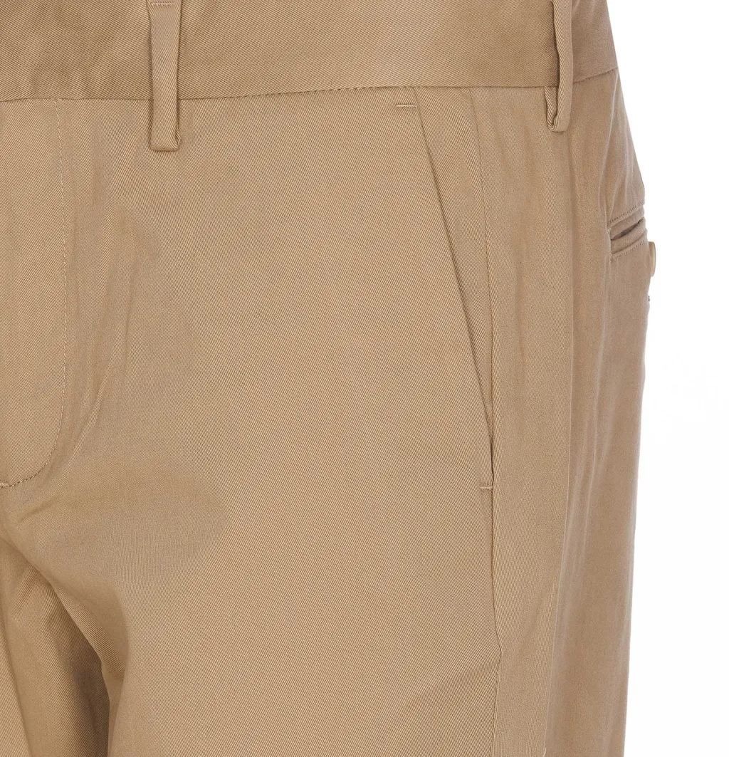 Saint Laurent Button Detailed Straight Leg Pants