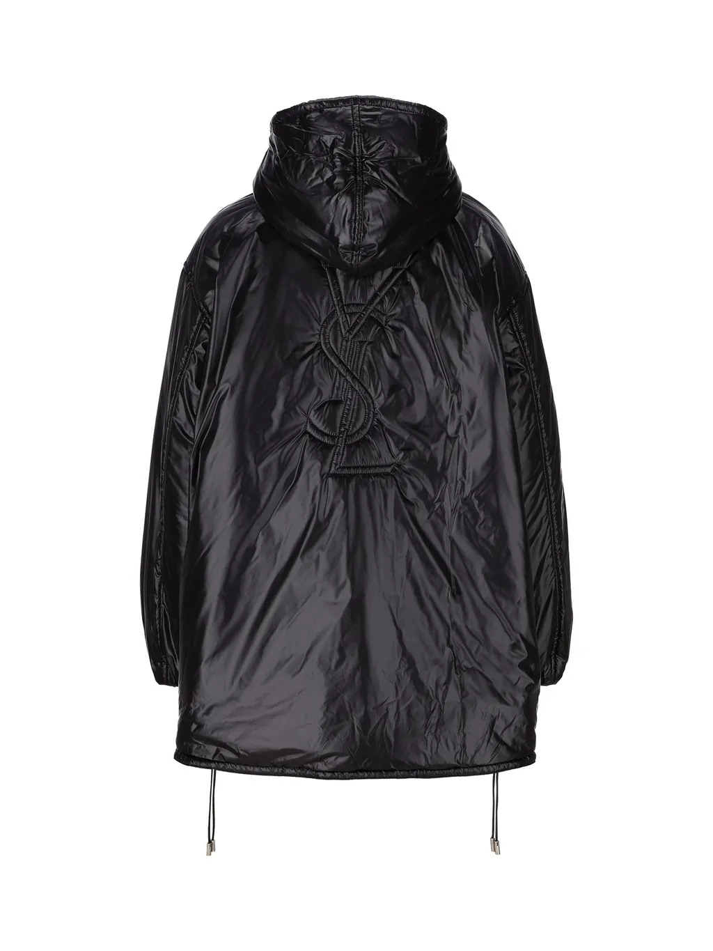Saint Laurent Half-Zip Hooded Jacket