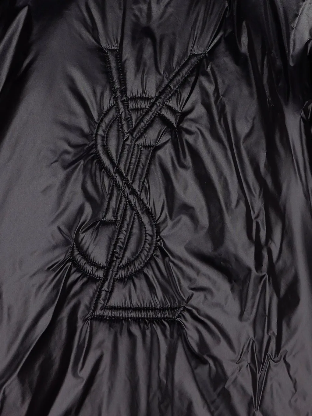 Saint Laurent Half-Zip Hooded Jacket