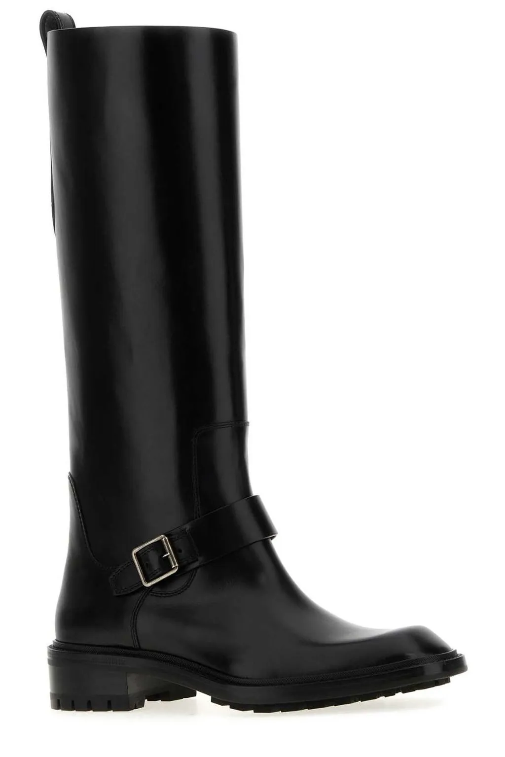 Saint Laurent Vadim Square Toe Buckled Boots