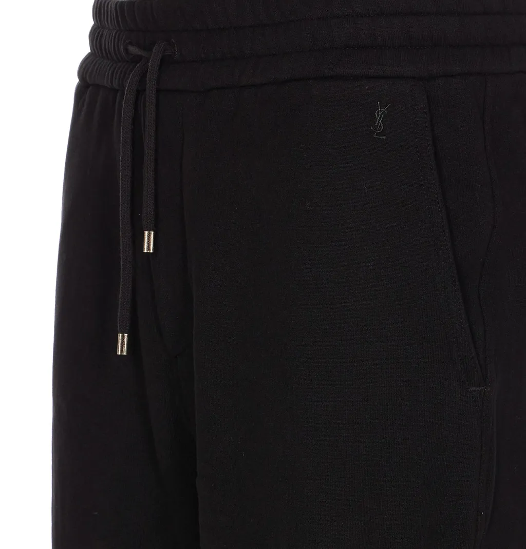 Saint Laurent Drawstring Straight Leg Joggings Pants