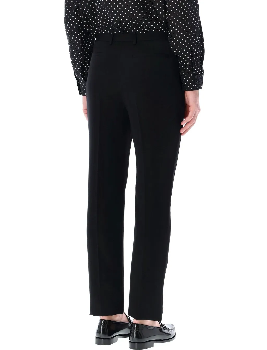 Saint Laurent High Waist Tuxedo Trousers