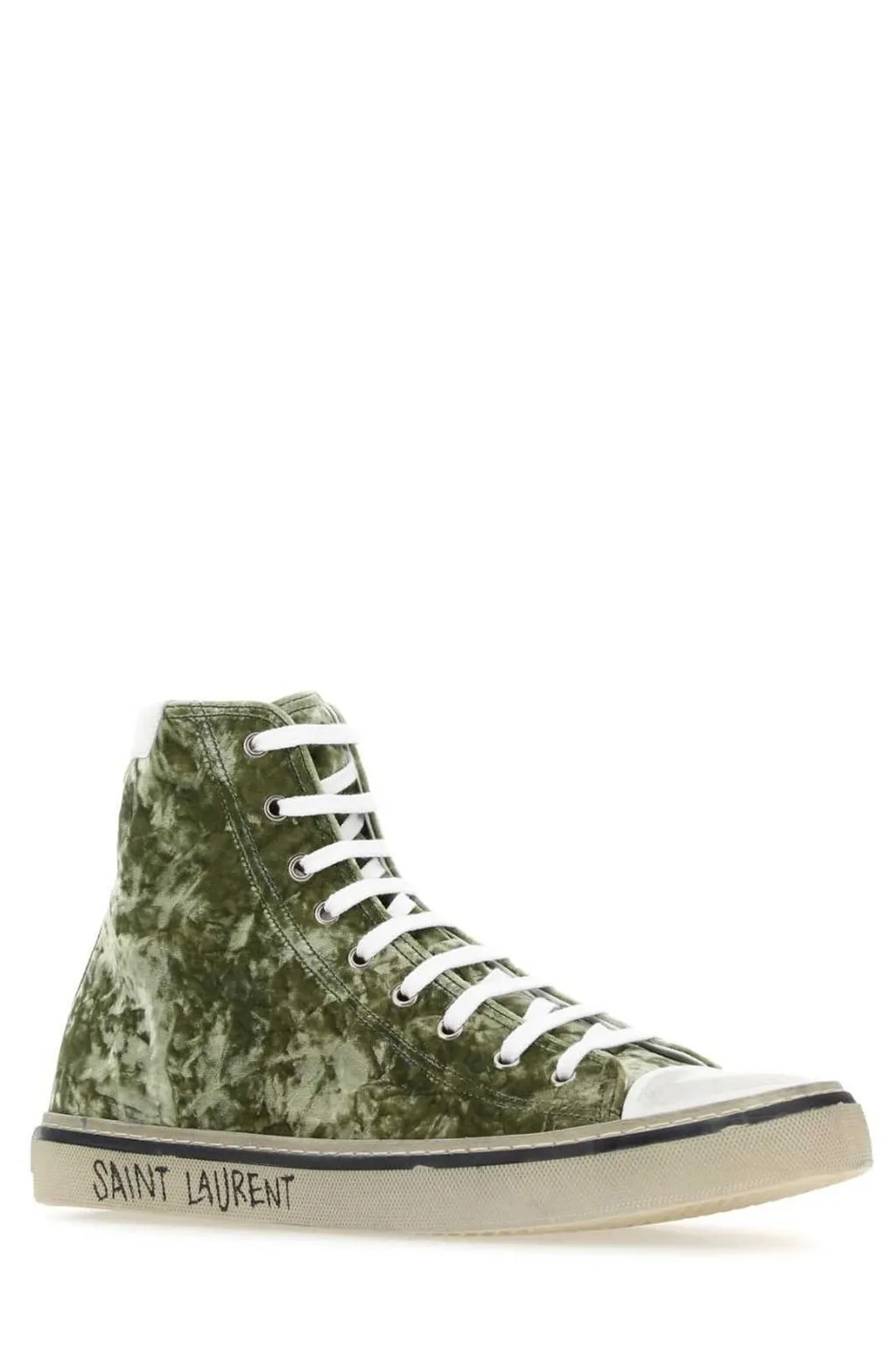 Saint Laurent Malibu Mid-Top Sneakers