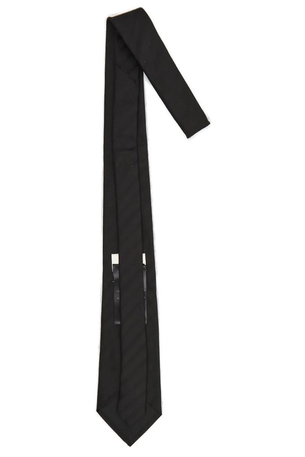 Saint Laurent Striped Wide Tie