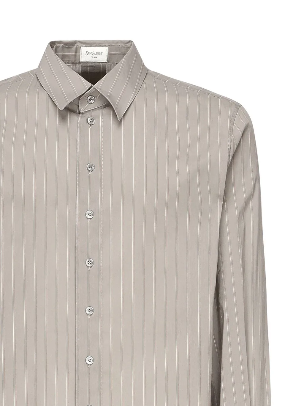 Saint Laurent Striped Button-Up Shirt