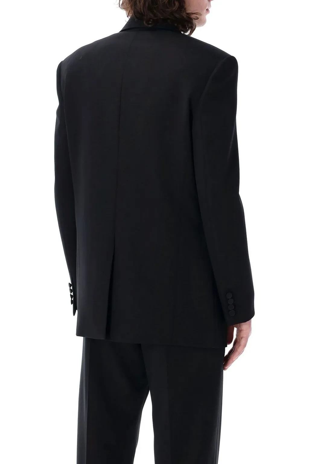 Saint Laurent Single-Breasted Tuxedo Jacket