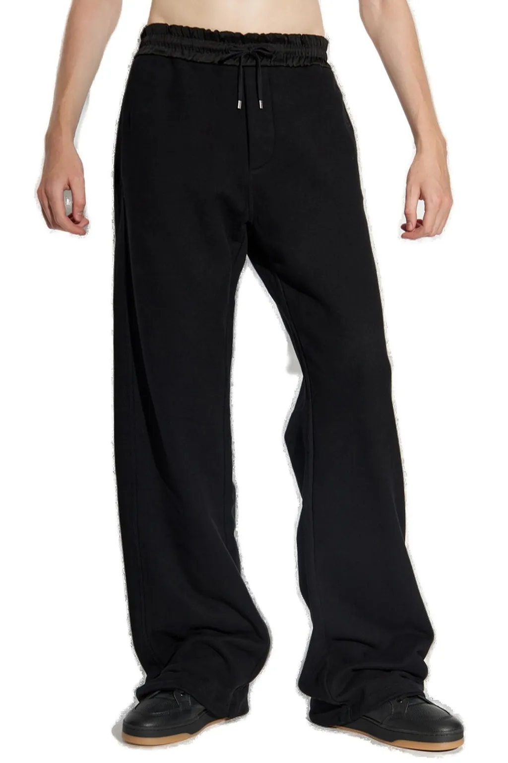 Saint Laurent Drawstring Straight Leg Pants