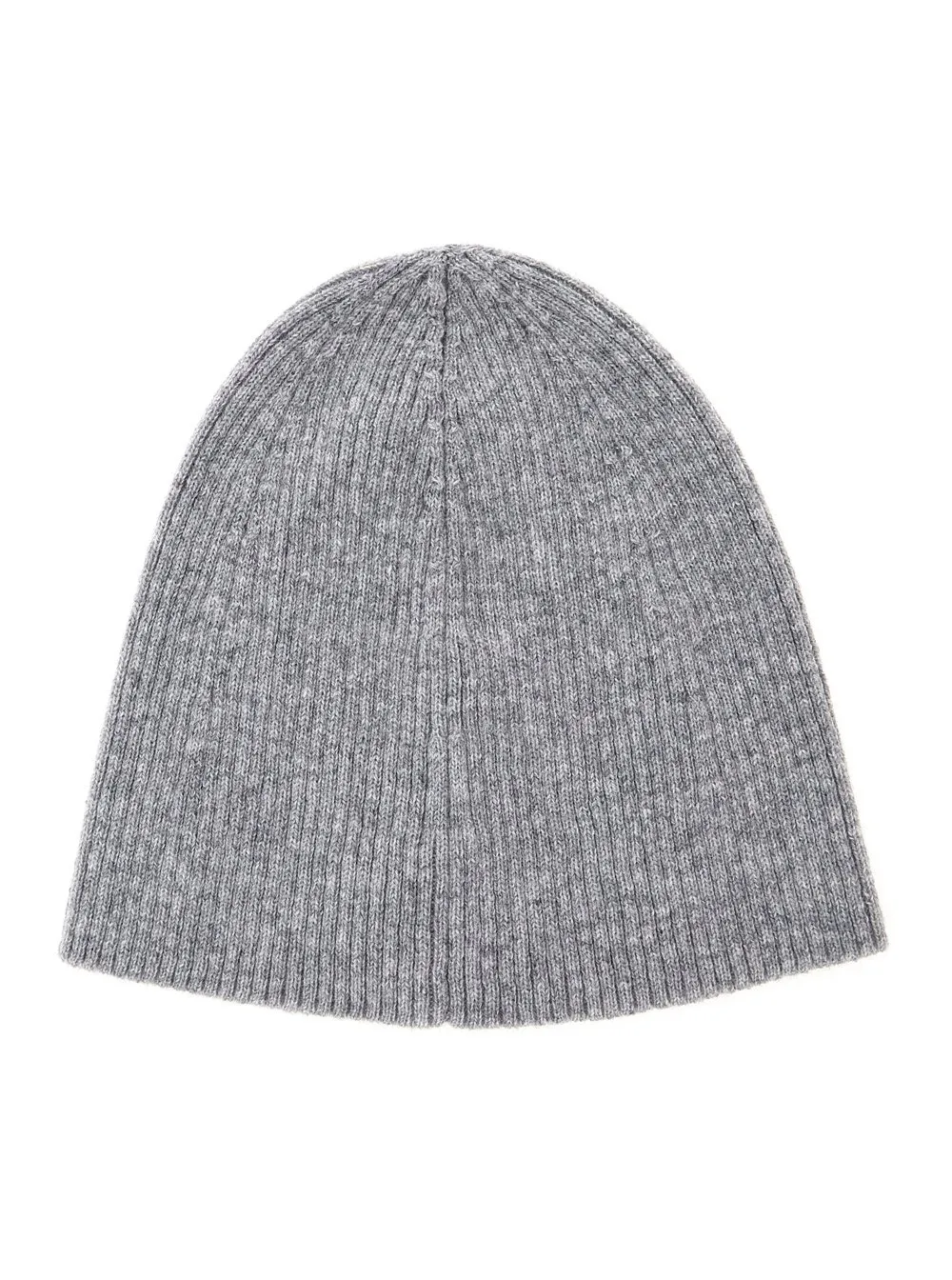 Saint Laurent Logo Patch Ribbed Beanie