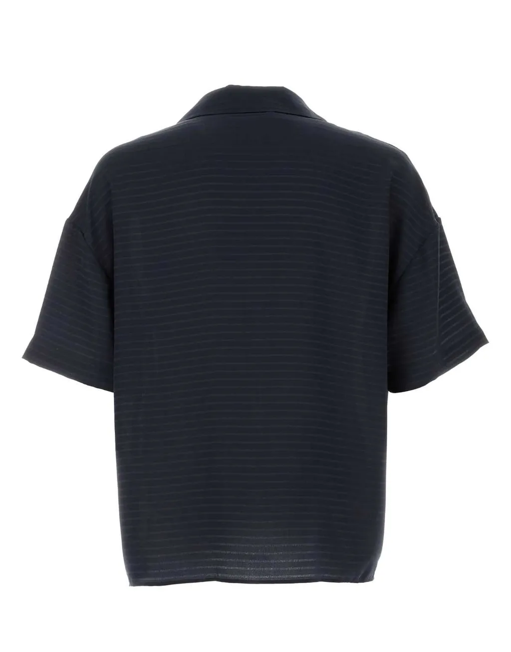 Saint Laurent Striped Short-Sleeved Polo Shirt