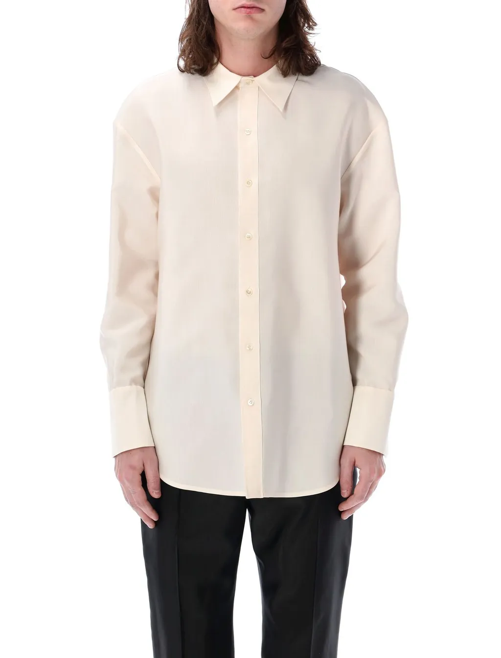 Saint Laurent Oversized Buttoned Shirt