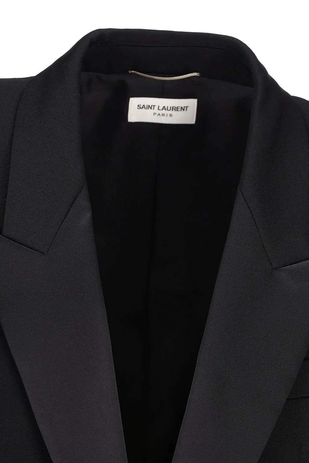 Saint Laurent Single-Breasted Long-Sleeved Jacket