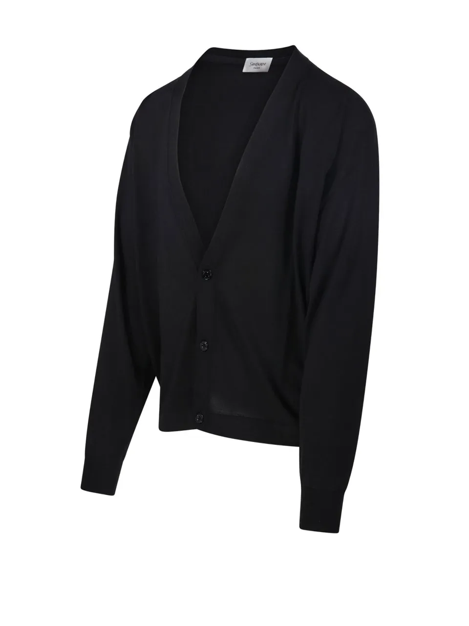 Saint Laurent Button-Up V-Neck Cardigan