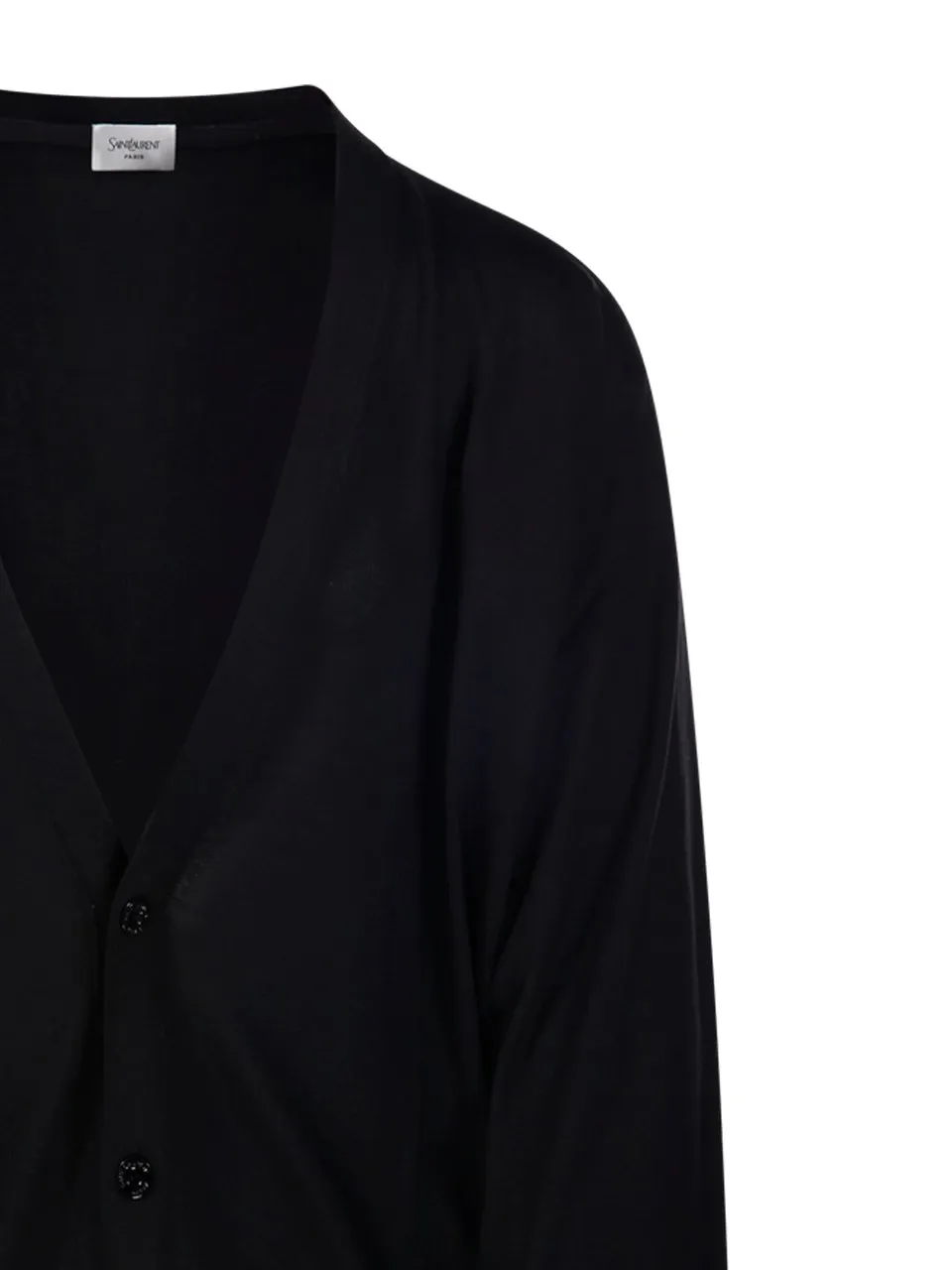Saint Laurent Button-Up V-Neck Cardigan