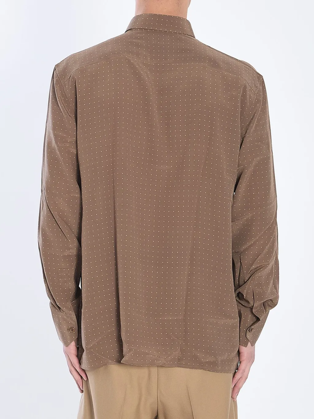 Saint Laurent Dotted Relaxed Fit Shirt