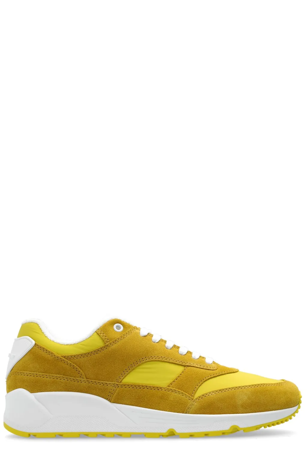 Saint Laurent Round Toe Lace-Up Sneakers