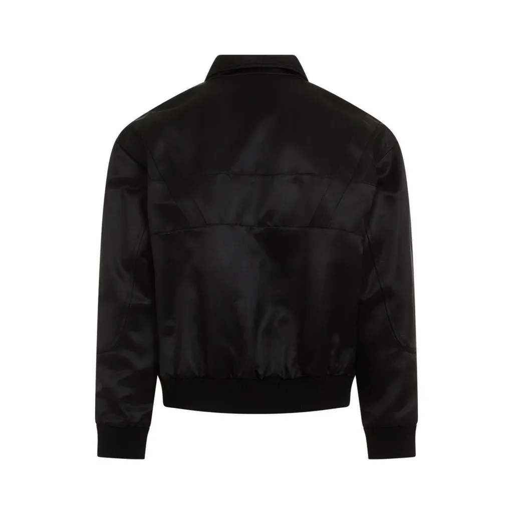 Saint Laurent Zip-Up Teddy Jacket