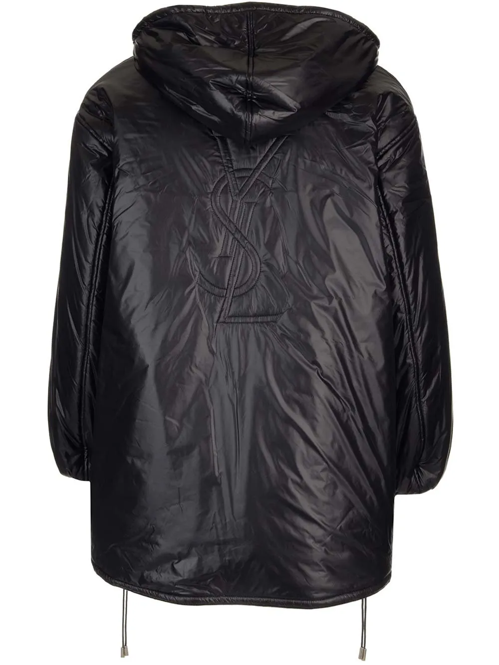 Saint Logo Embossed Drawstring Jacket