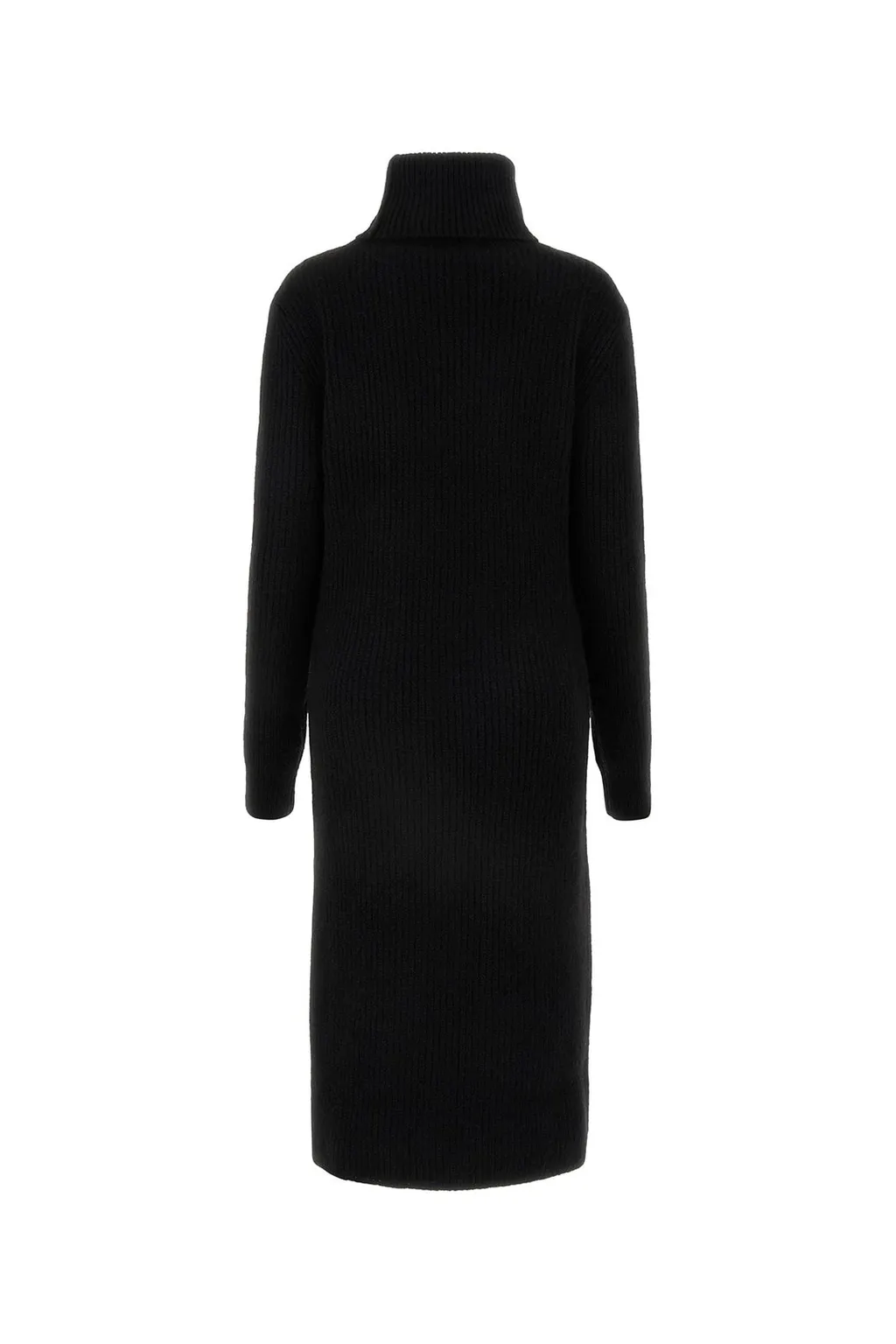 Saint Laurent High Neck Long-Sleeved Knitted Top
