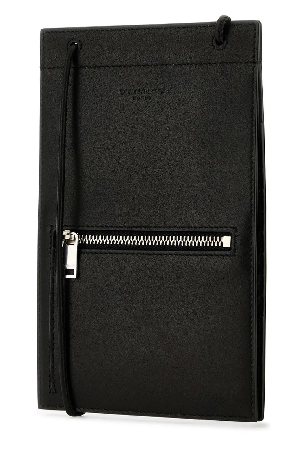 Saint Laurent Paris Zip Detailed Card Holder