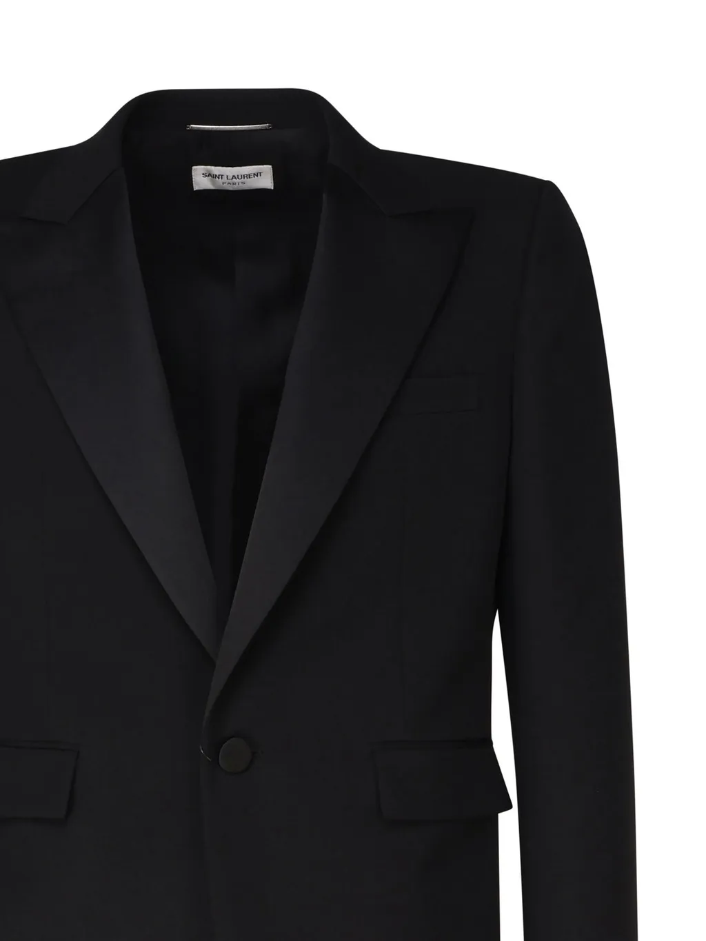 Saint Laurent Single-Breasted Tuxedo Jacket