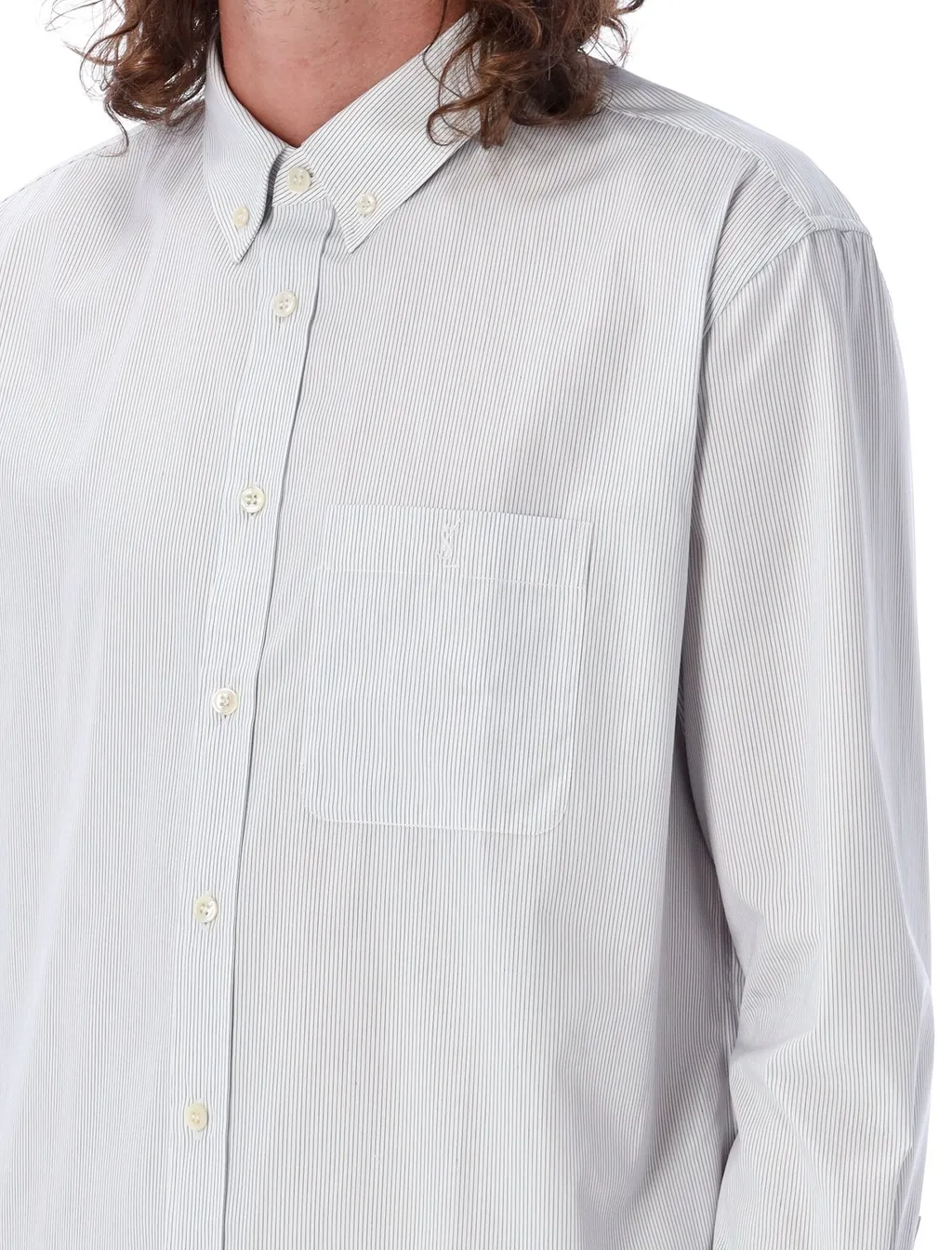 Saint Laurent Striped Buttoned Shirt