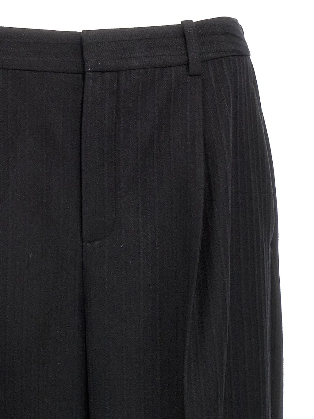 Saint Laurent 90's Striped High Waist Pants