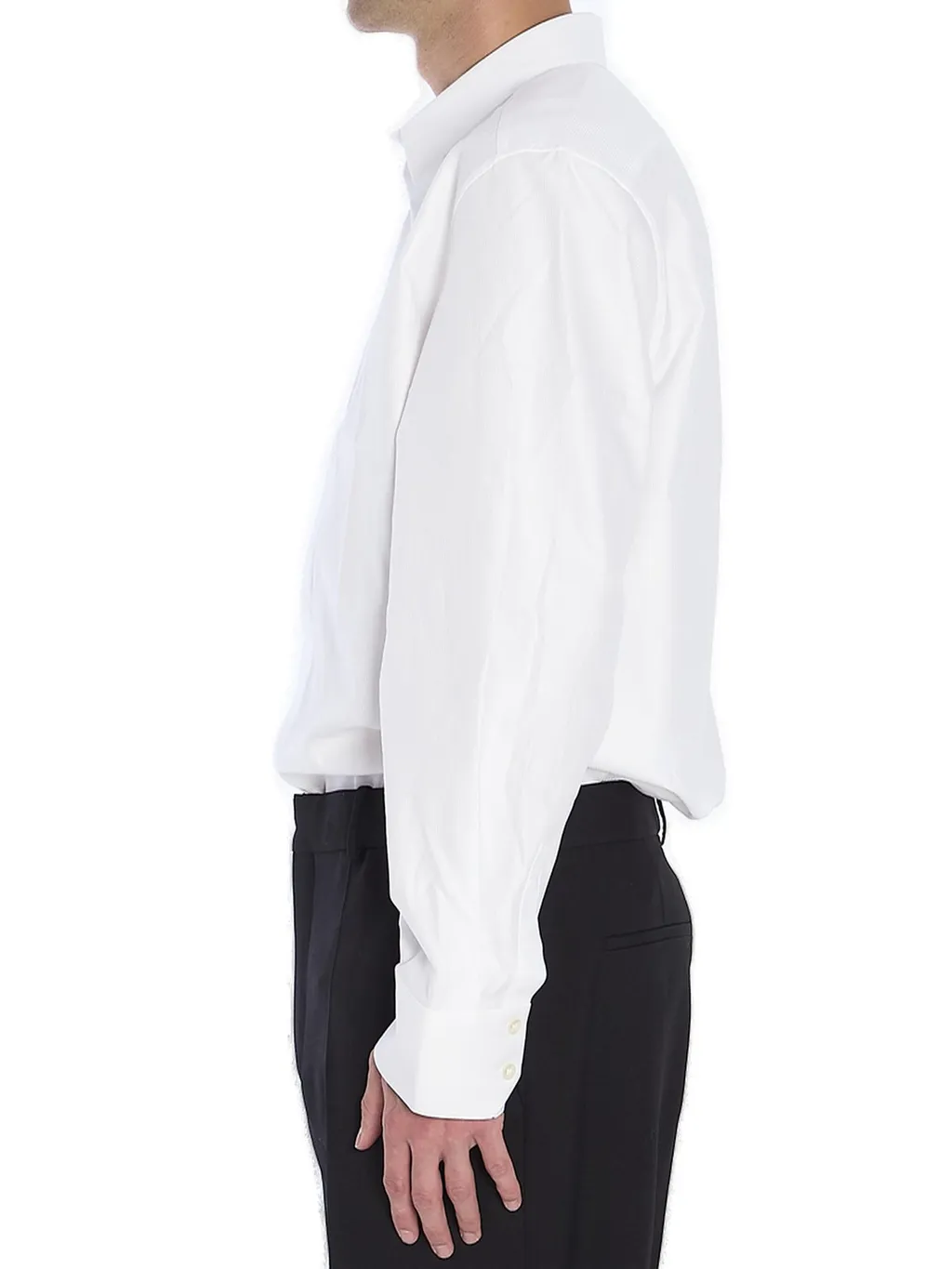 Saint Laurent Striped Button-Up Shirt