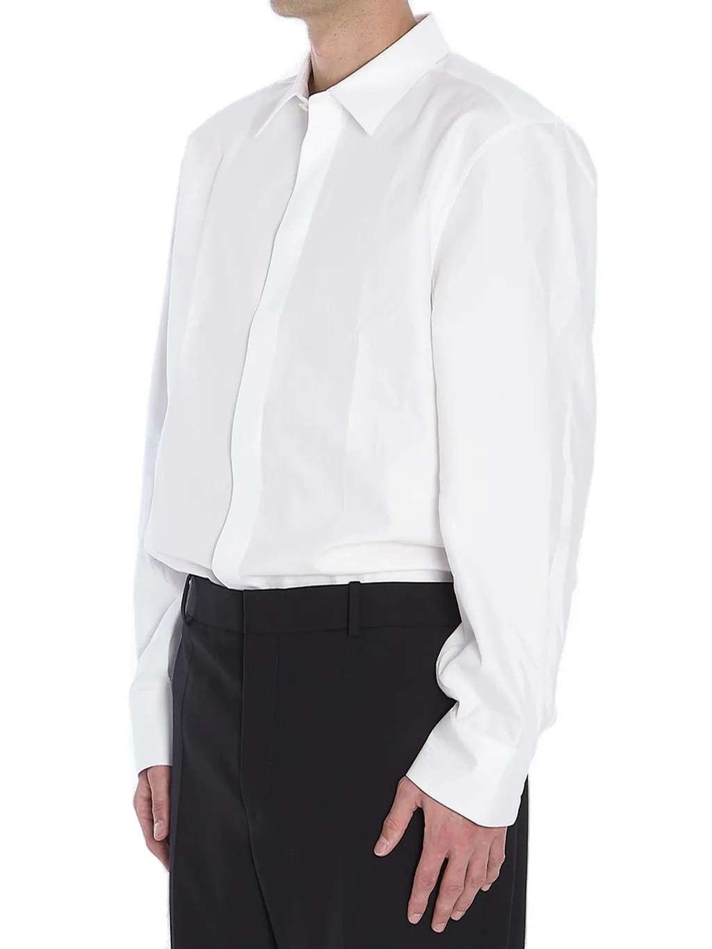 Saint Laurent Striped Button-Up Shirt