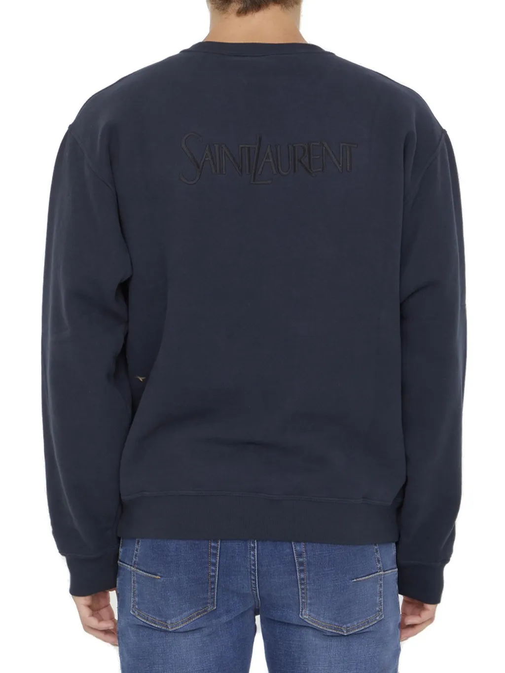 Saint Laurent Crewneck Long-Sleeved Sweatshirt