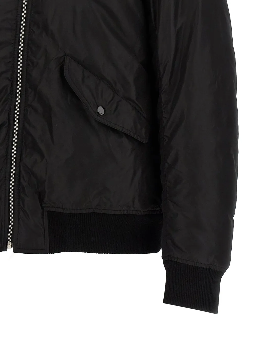 Saint Laurent Zip-Up Bomber Jacket