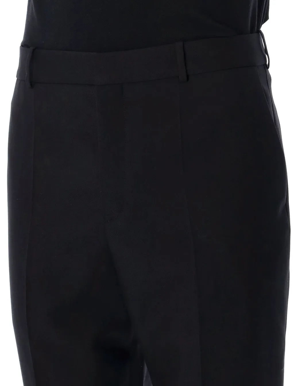 Saint Laurent High Waist Slim Fit Trousers