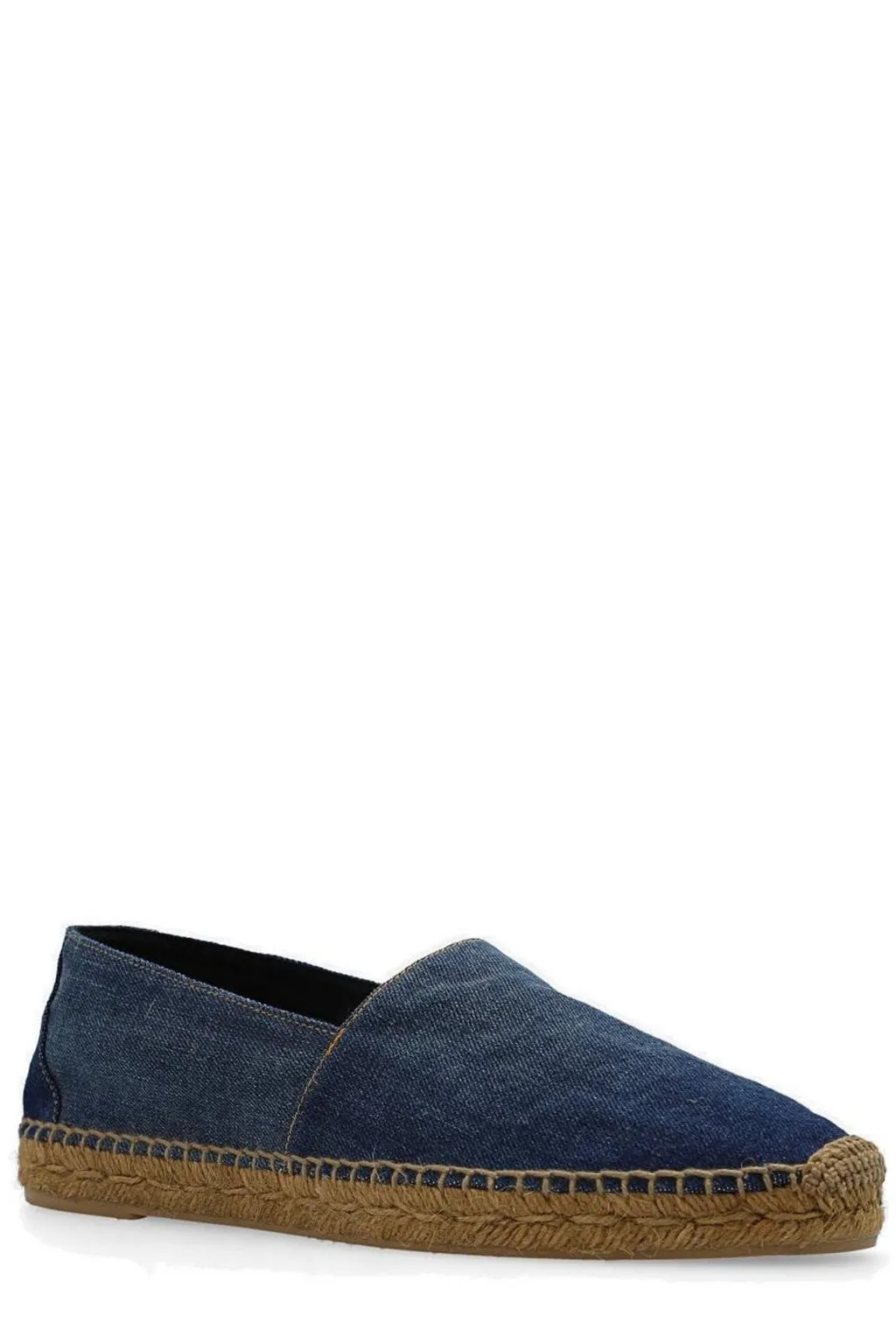 Saint Laurent Ysl Embroidered Slip-On Espadrilles