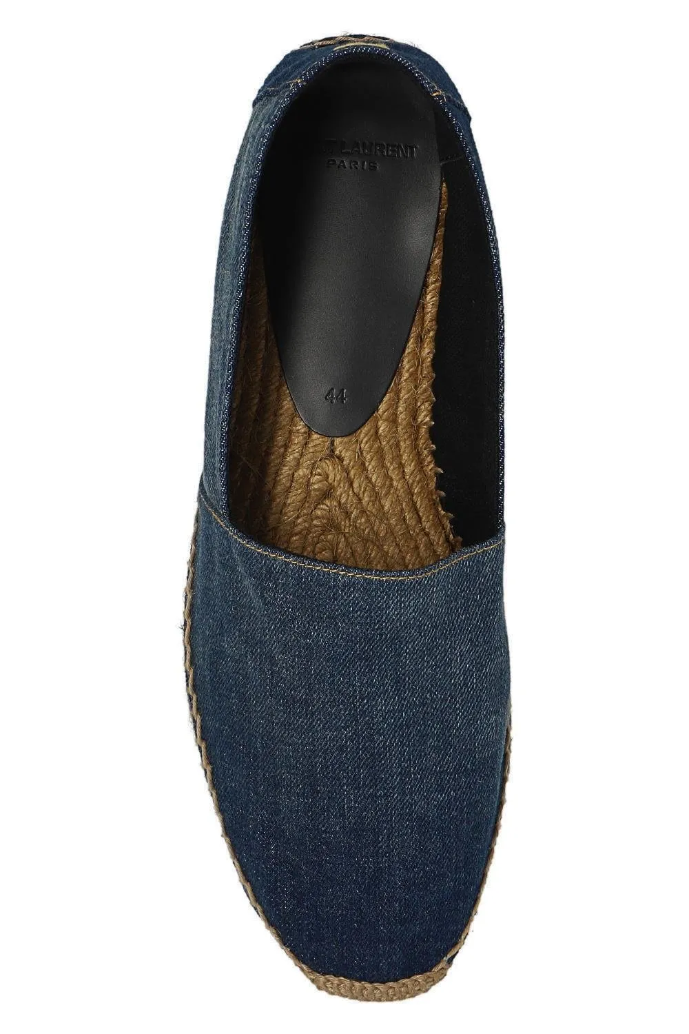 Saint Laurent Ysl Embroidered Slip-On Espadrilles
