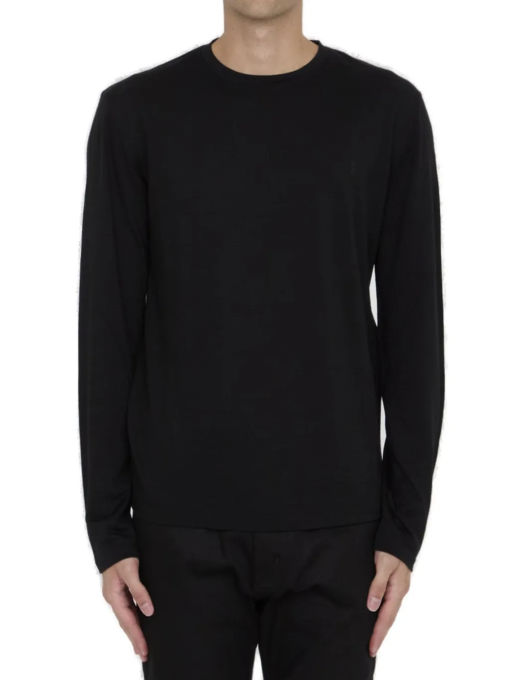 Saint Laurent Cassandre Crewneck T-Shirt