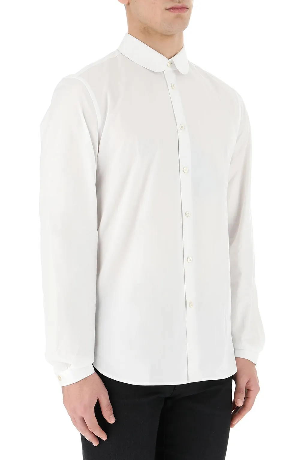 Saint Laurent Peter Pan Collar Shirt